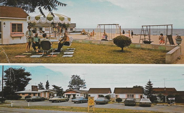 El Cortez Resort - Old Postcard View
